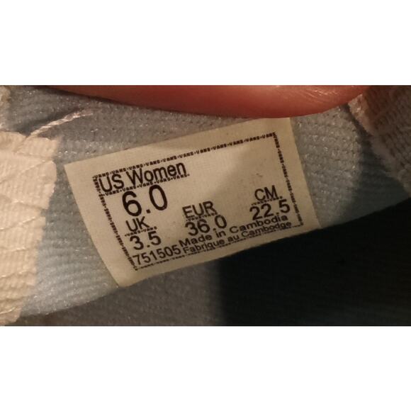 Vans Women’s Checkerboard Slip-On Shoes – Light Blue/White – Size 6 - Picture 7 of 7